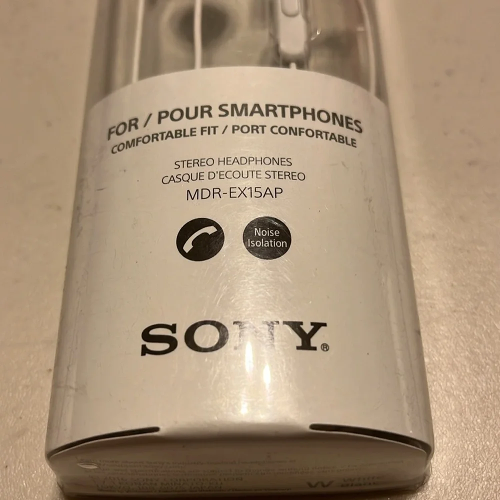 Sony for old smartphones stereo headphones mdr-ex15ap